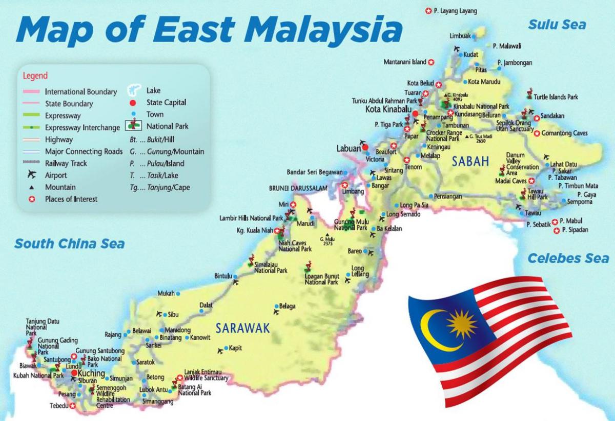 aeroporturi din malaezia hartă