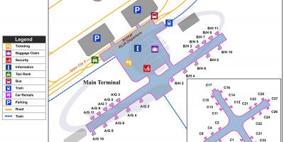 Kuala lumpur international airport terminal hartă