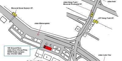 Hang tuah monorail hartă