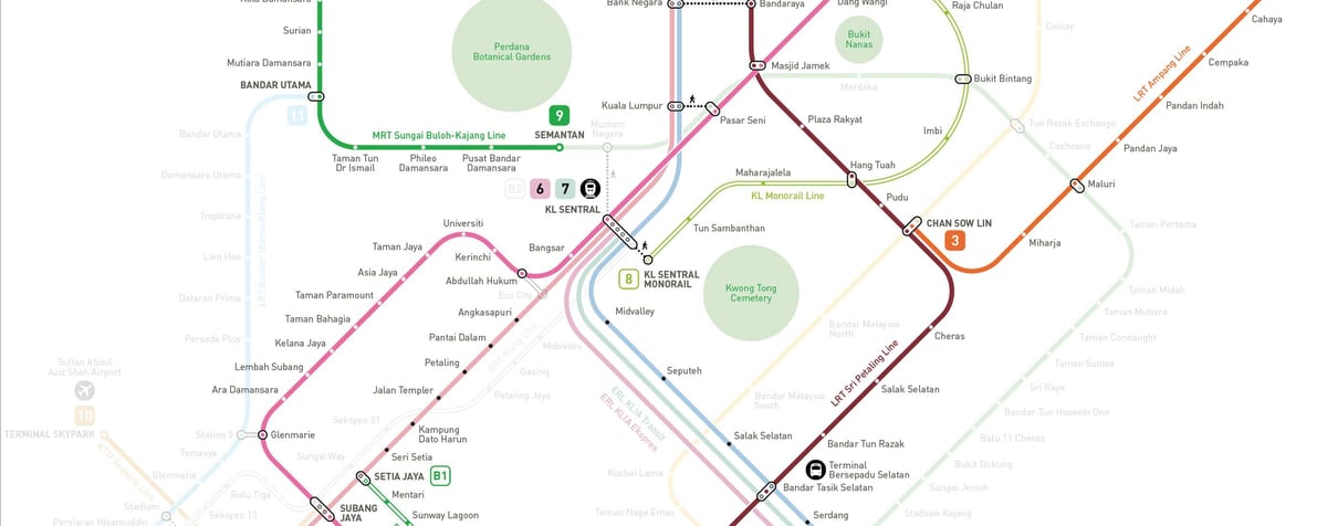 kuala lumpur mrt hartă 2016