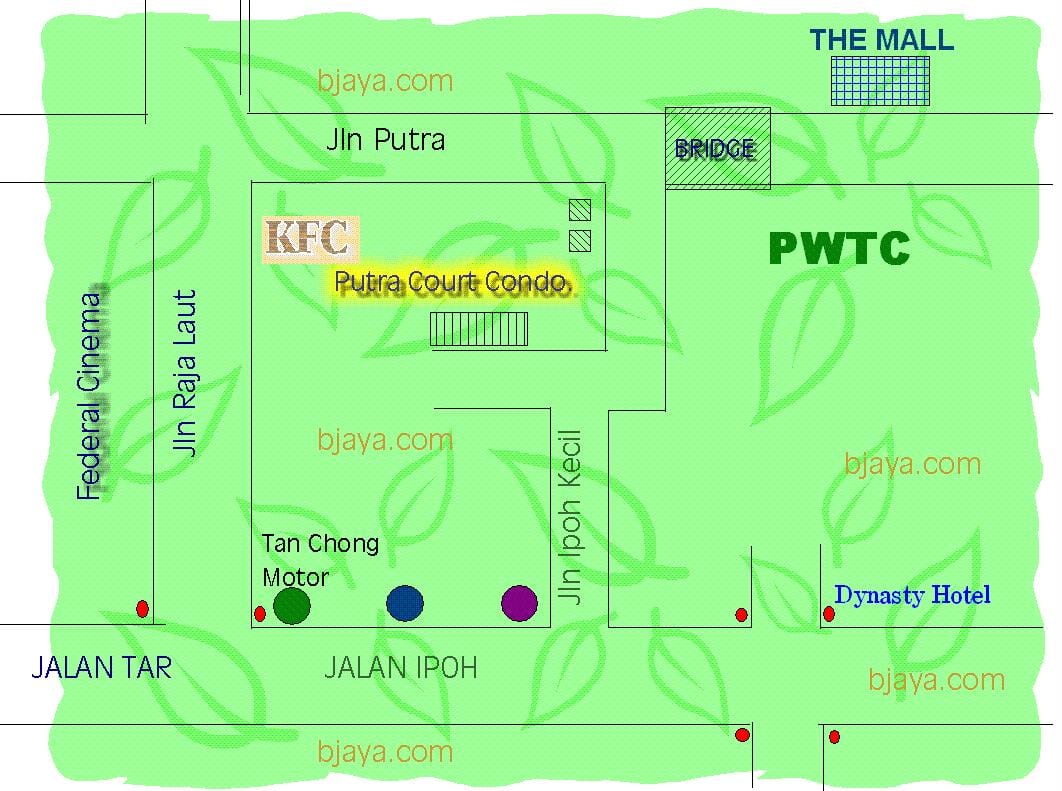 pwtc kuala lumpur hartă