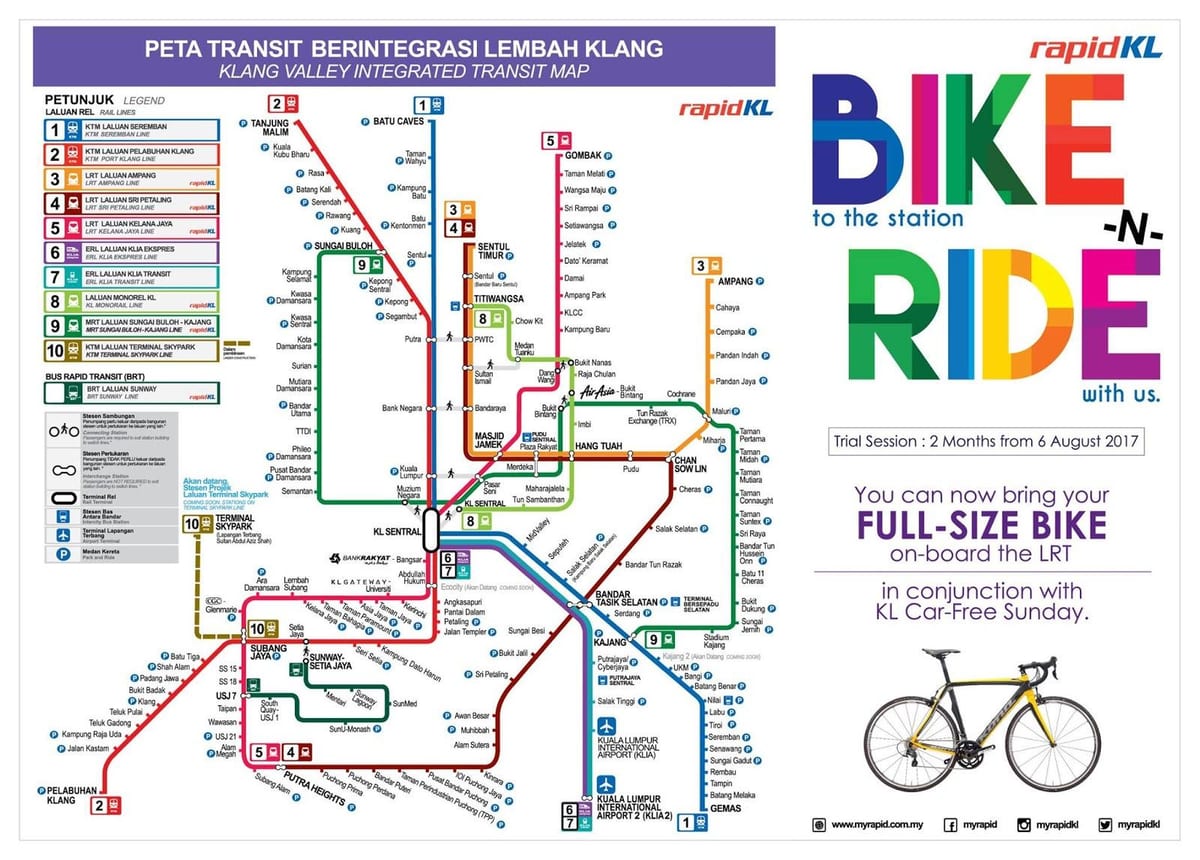 rapidkl harta rutelor de autobuz