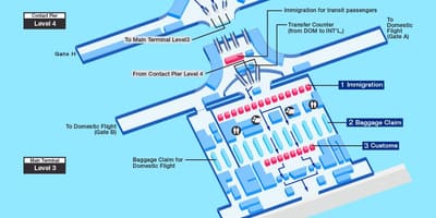 Klia terminal hartă