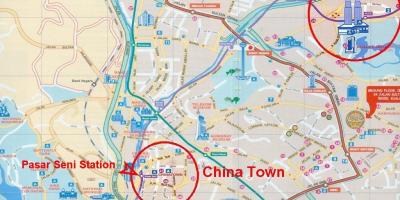 Chinatown din kuala lumpur hartă