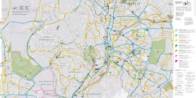 Harta ciclism kuala lumpur biciclete