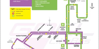 Harta merge kl linie verde