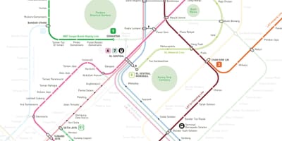 Kuala lumpur mrt hartă 2016