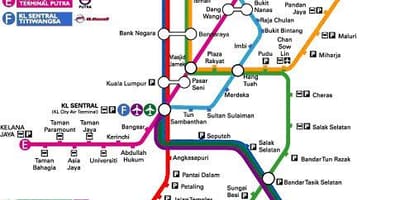 Klia ekspres hartă