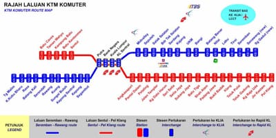 Kl komuter hartă