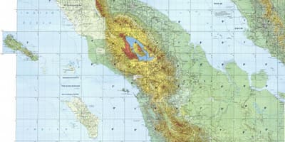 Harta kuala lumpur topografice