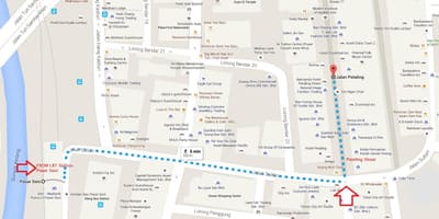 Lrt pasar seni hartă